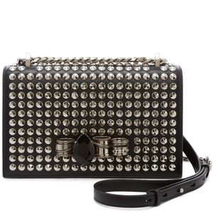 Alexander McQueen Mechanical Jeweled Satchelbag